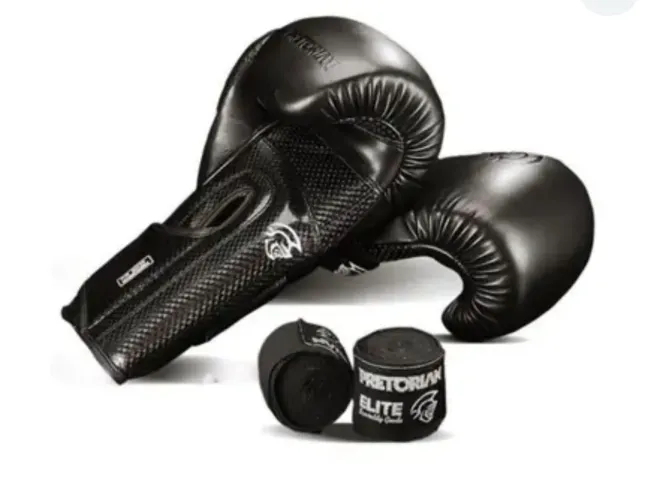 Luva de boxe/muay thai com bandagem