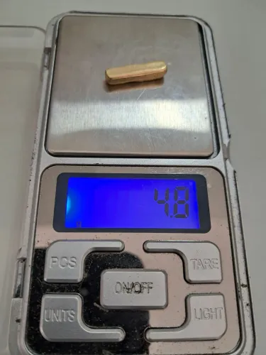 BARRA OURO 18K. 4.8 GRAMAS