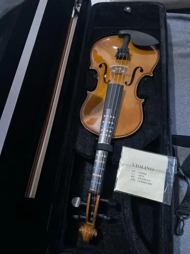 Violino 4/4 Erudithus HV100 Brown Madeira Maciça