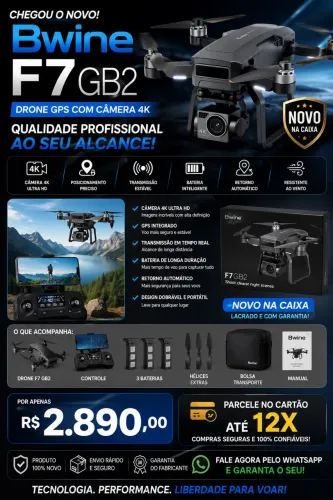 Drone na caixa 