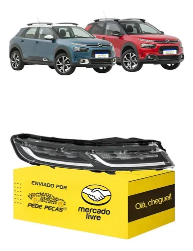 Farol C4 Cactus 2019 2020 2021 2022 23 2024 Superior Drl L.d Direito/passageiro