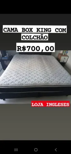 Cama box king 