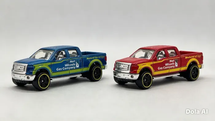 Hot Wheels 2009 Ford F-150 1:64 (Azul / Vermelho 2010)
