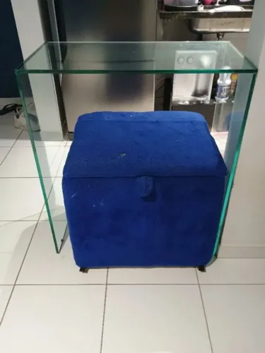 Baú Estofado Azul