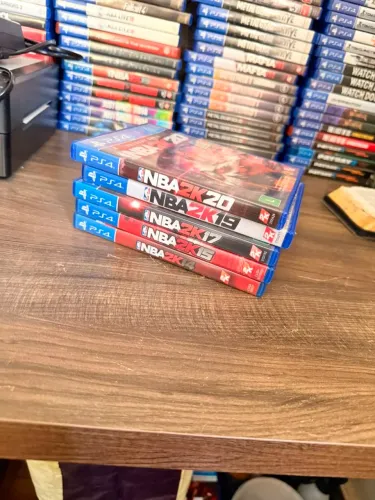 Lote jogos NBA Playstation 4