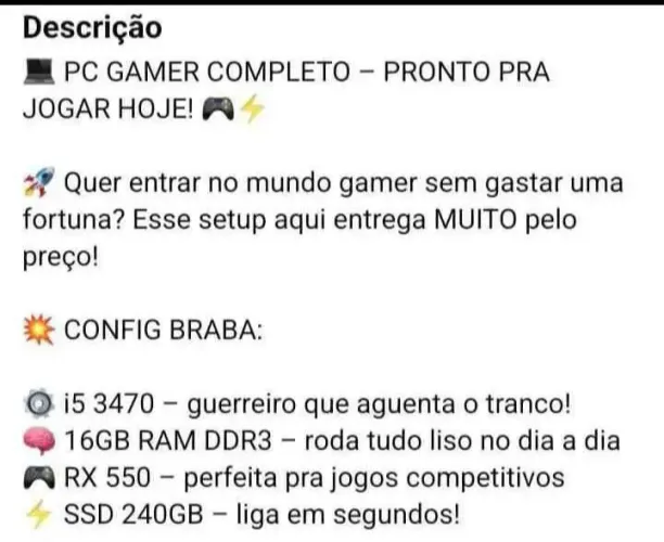 VENDO PC GAMER