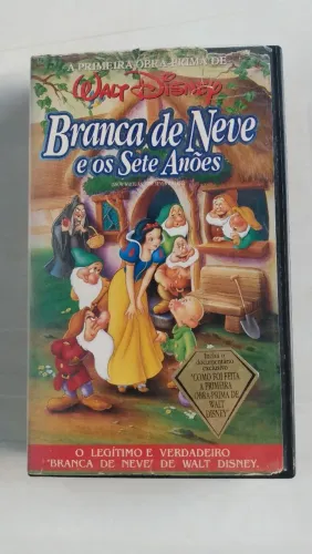 VHS original Branca de Neve e os 7 anões