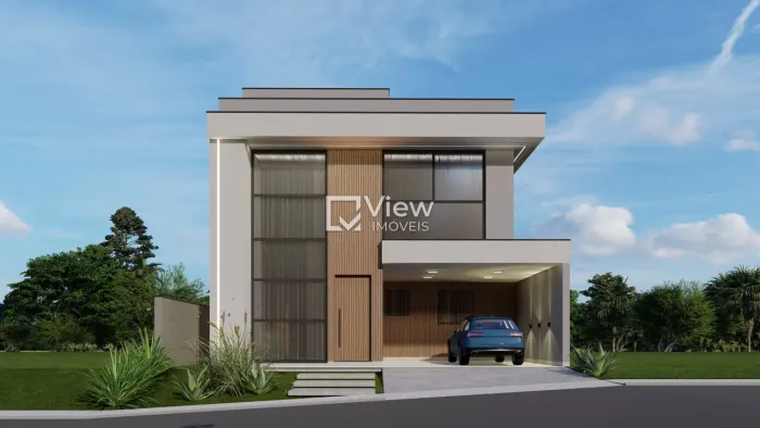 Casa em condomínio - Santa Felicidade - Arquitetura moderna