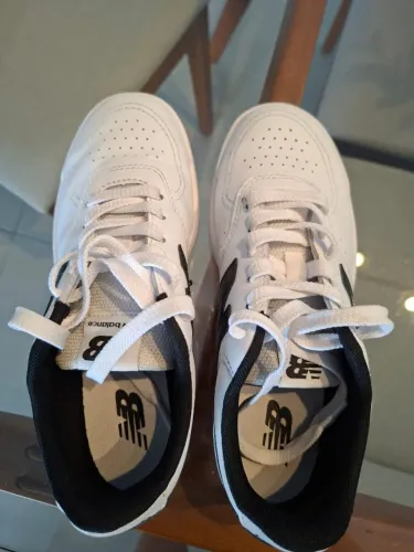 Tênis New Balance 480 (GS - Grade School / Juvenil) - Branco