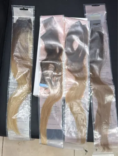 Aplique de cabelo mix mermaid cor doce de leite
