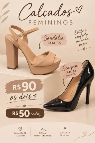 Sandália e Scarpin