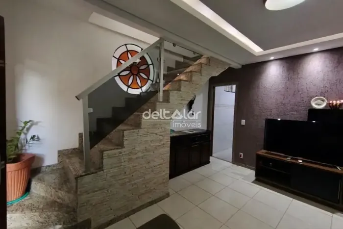 Casa geminada duplex 2 quartos, 2 vagas à venda, Planalto, Belo Horizonte, MG