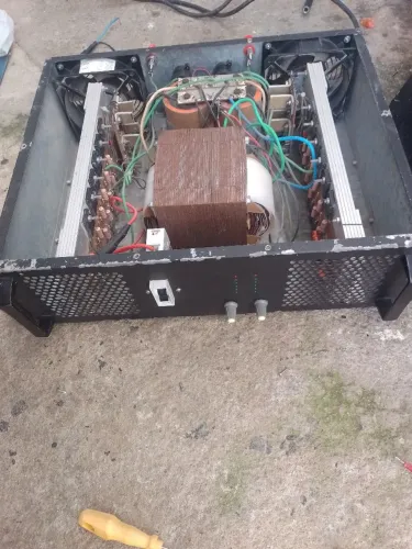 Amplificador montado 2000w 1000 RMS P canal