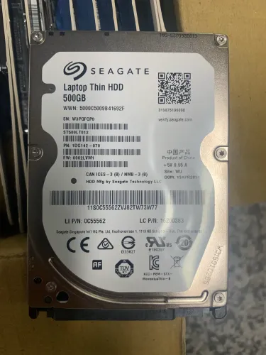 Lote 26 HDs 500GB Seagate Slim p/ Notebook - Testados e Saudáveis