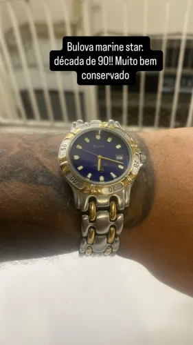 Bulova Marine estar. década 90