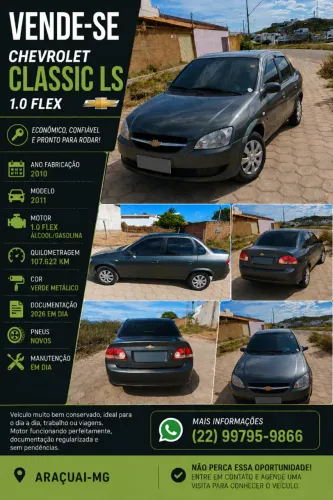 Chevrolet Classic Life/ls 1.0 VHC Flexp. 4P 2011