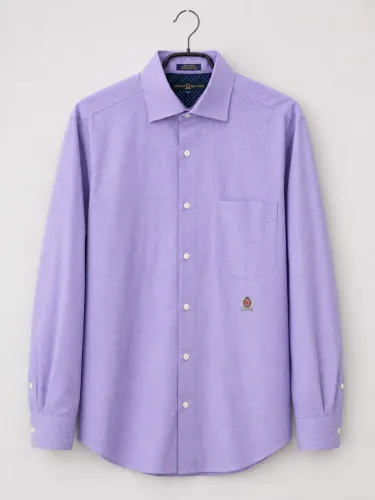 Camisa Tommy Hilfiger Vintage 100% Algodão Lilás - Tam. M