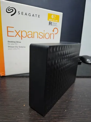 6TB - Seagate Expansion PC, Mac e Playstation e Xbox - Completo