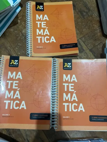 Livros pré vestibular AZ