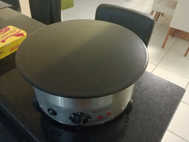Chapa para crepe francês progás elétrica 220v
