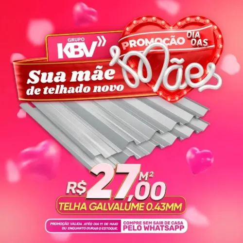 ? Promoção imperdível - Telhas direto de fábrica