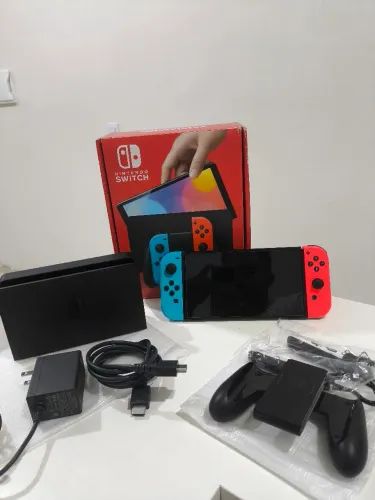 NINTENDO SWITCH OLED DESBLOQUEADO + 256GB EXTRA