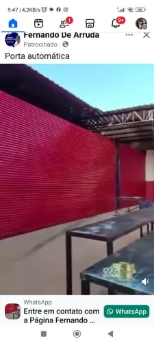 portas automáticas de enrolar 