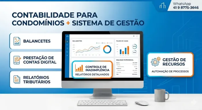 Contabilidade para Condomínio + Sistema de Gestão Grátis