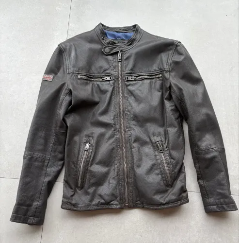 Jaqueta super dry couro legítimo