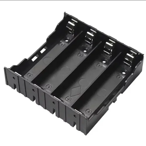 Suporte 4X Porta Pilha Bateria Lanterna 18650 Quadruplo