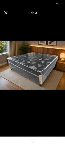 Oferta imperdível! Cama de casal nova, leia a descrição.