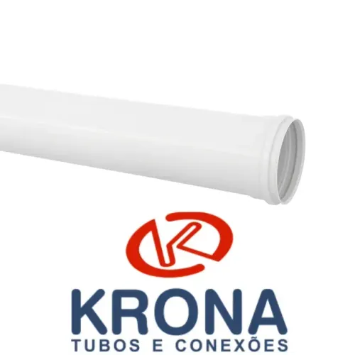 tubo esgoto 100mm krona barra 6 metros