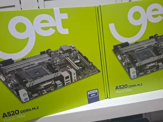 Placa mãe get AMD A520-PRO 1 ano de garantia em São Luís