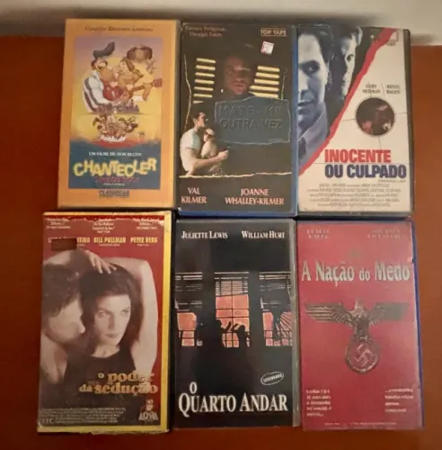 Filmes Originais em VHS (lote 10 fitas) - Leia o Anúncio