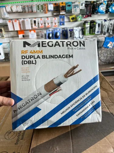 Caixa de Cabo Coaxial CFTV Blindagem Dupla 100 Metros ( Promoção )