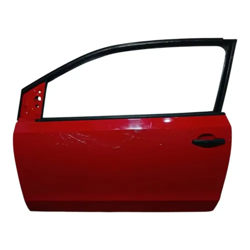 Porta Maçaneta Dianteira Esquerda Volkswagen Up 2014 A 2020 Vermelho Dianteira