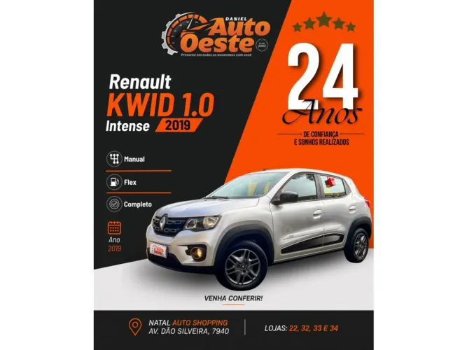 Renault Kwid 1.0 Intense 2019