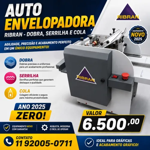 Auto envelopadora ribran E 26 Officer