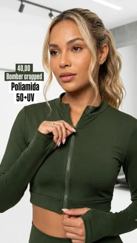 Bomber cropped