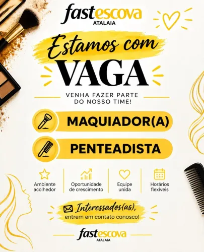 Vaga Fast Escova Atalaia