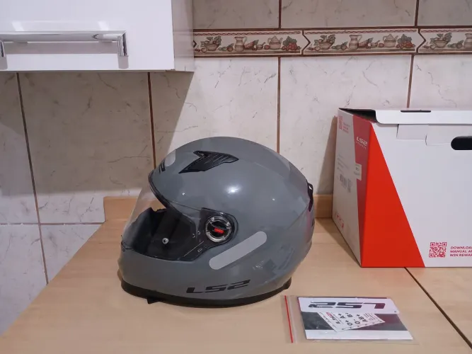 Capacete LS2 FF353 Cinza Tam. 58 | Nunca Usado | Caixa e Adesivos não colados
