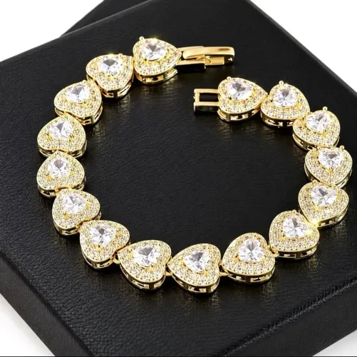 Pulseira inspiração Swarovski