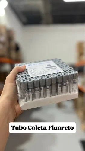 Tubo Coleta A Vácuo Laboratório 4ml Rack c/ 100