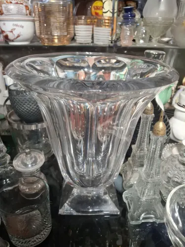 Vaso em bloco de Cristal