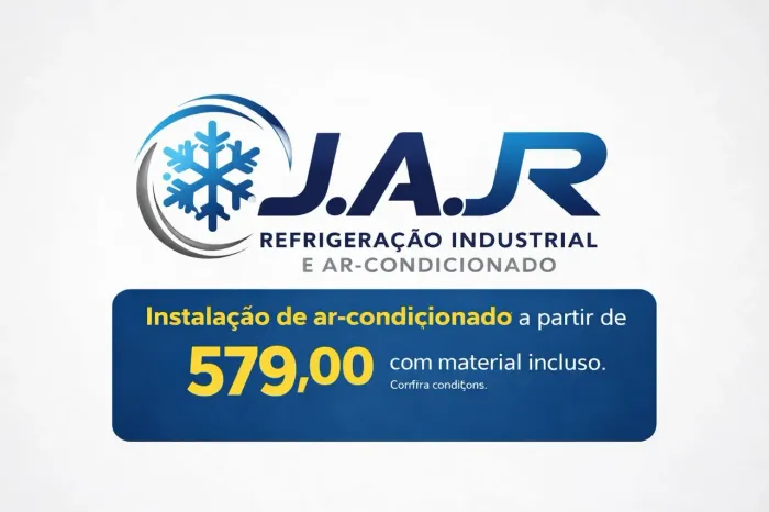 Instalação de ar condicionado a partir de 579 reais com material incluso!