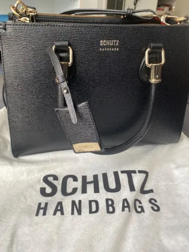 Bolsa Grande Schutz Couro Preta