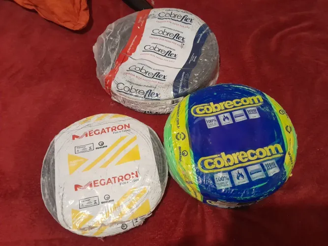 Fio elétrico cobrecom/cobreflex / megatron. 
