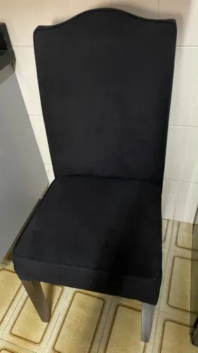 Cadeira veludo