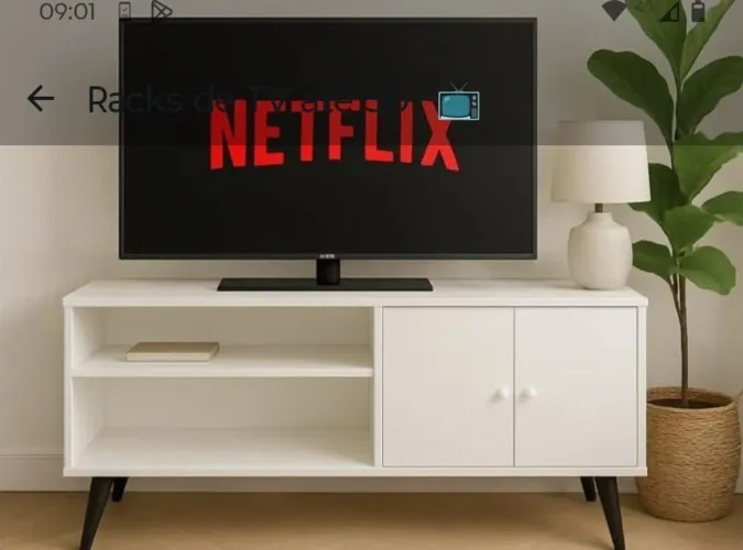 Rack em mdf a pronta entrega