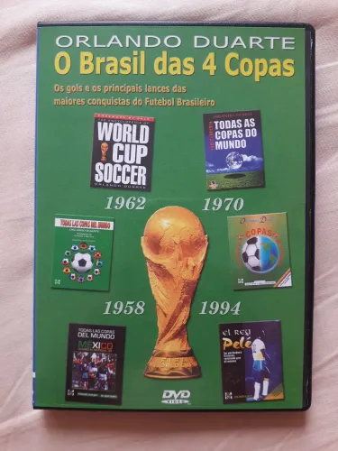 DVD O Brasil das 4 Copas - Orlando Duarte 
